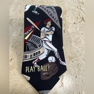 Vintage American Sports “Play Ball” Baseball Tie